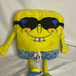 SpongeBob SquarePants Yellow Plush with Sunglasses